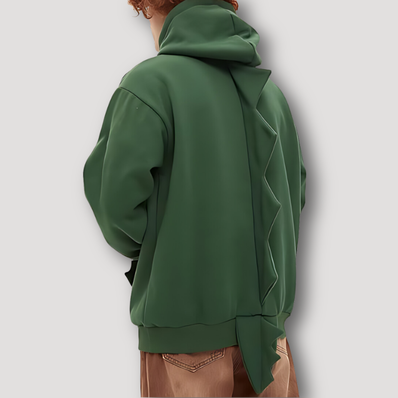 Dinosaur Costume Spike Tail Green Hoodies