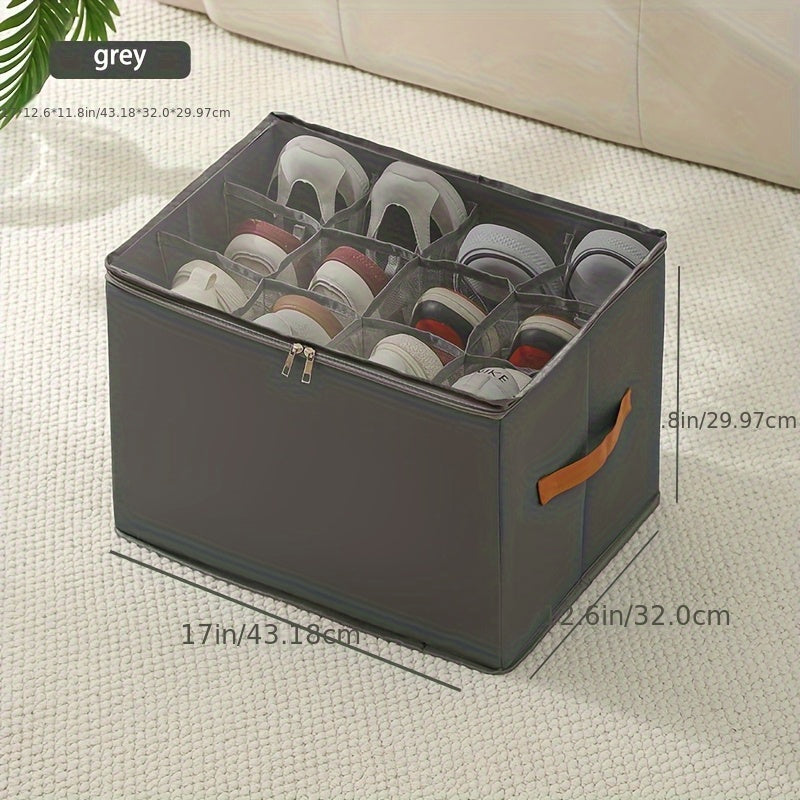 Multifunctional Shoe Storage Box – Stackable, Dustproof, Underbed Use