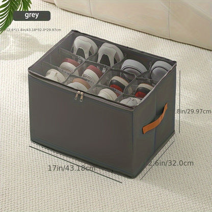 Multifunctional Shoe Storage Box – Stackable, Dustproof, Underbed Use