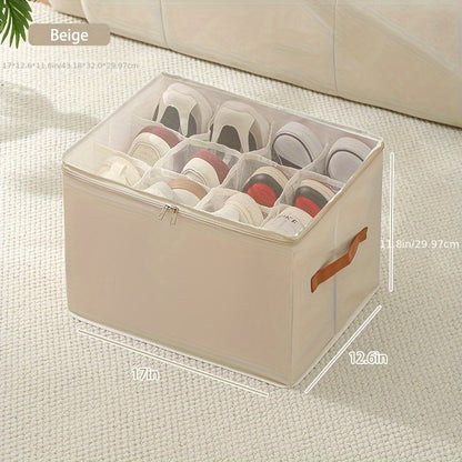 Multifunctional Shoe Storage Box – Stackable, Dustproof, Underbed Use