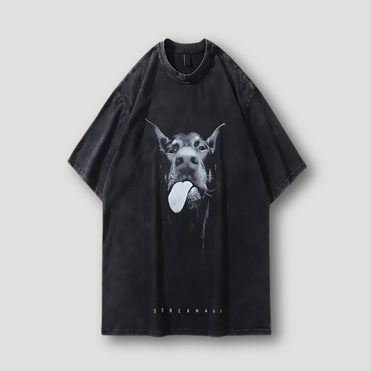 Doberman Oversized Graphic T Shirts Australia