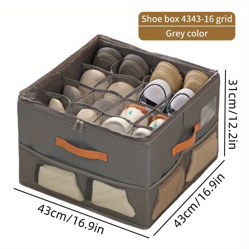 Multifunctional Shoe Storage Box – Stackable, Dustproof, Underbed Use