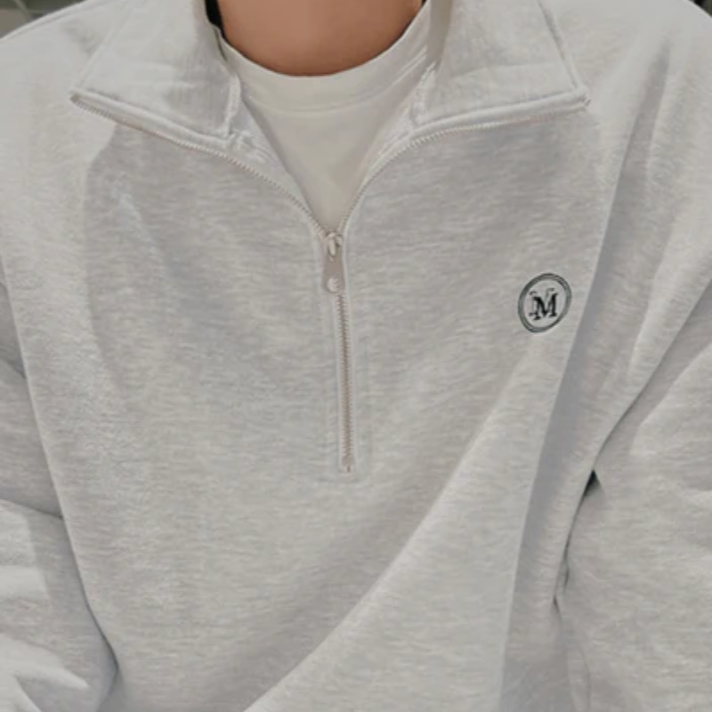 Men's Quarter Zip Sweater