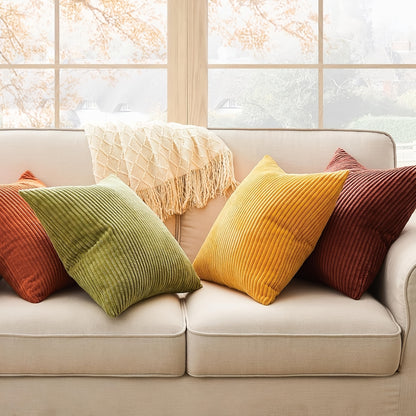 Bohemian Pillowcase Set of 4 | Decorative Cushion Covers for Bed & Sofa