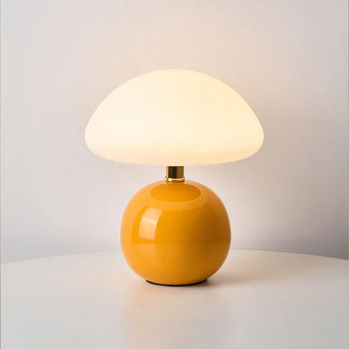 Modern Mushroom Design Lamp - Light Cream - Led Touch Light