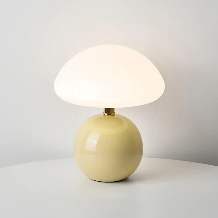Modern Mushroom Design Lamp - Light Cream - Led Touch Light