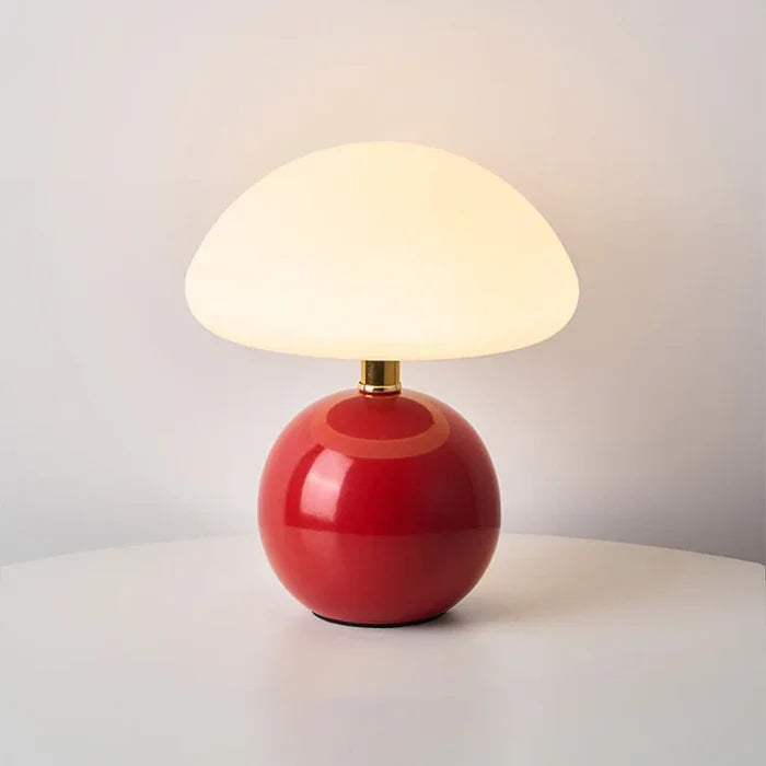 Modern Mushroom Design Lamp - Light Cream - Led Touch Light
