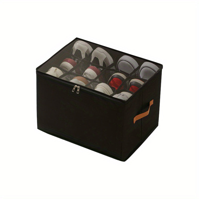 Multifunctional Shoe Storage Box – Stackable, Dustproof, Underbed Use