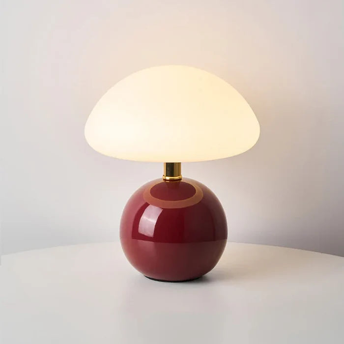 Modern Mushroom Design Lamp - Light Cream - Led Touch Light