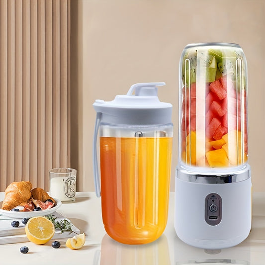 Portable USB Rechargeable Juicer Cup – 6 Blades - 21000 RPM - BPA-Free - 1800mAh