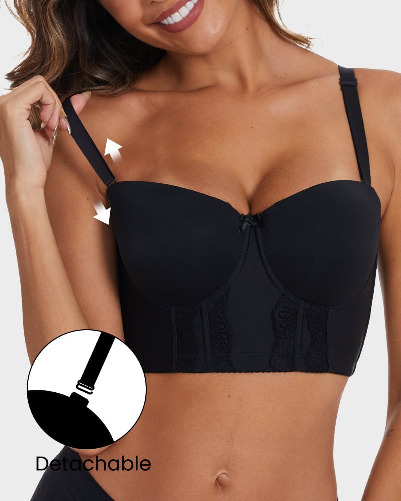 Strapless Low-Back Bra – Seamless, Supportive, Invisible Under Any Outfit