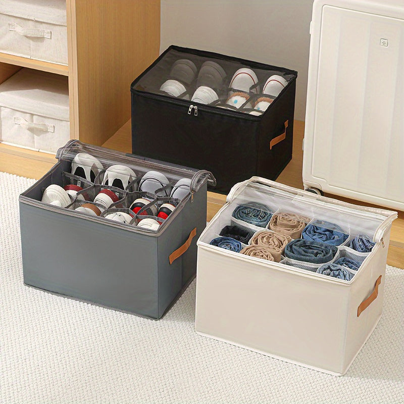 Multifunctional Shoe Storage Box – Stackable, Dustproof, Underbed Use