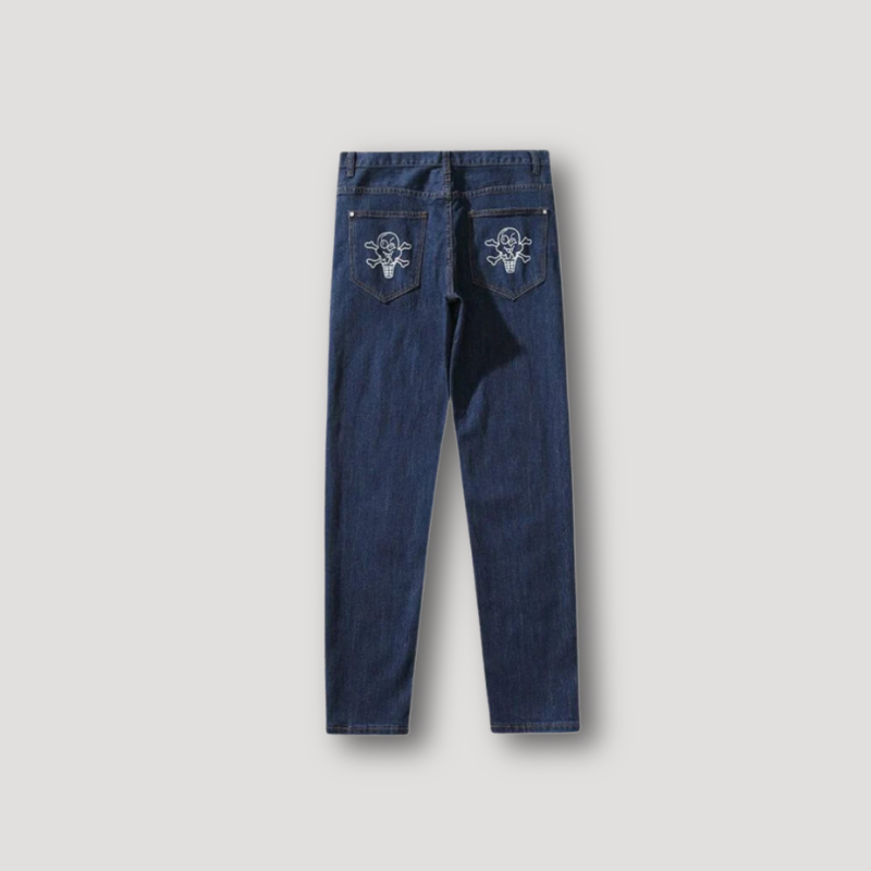 Flying Dog Blue Denim Jeans for Men