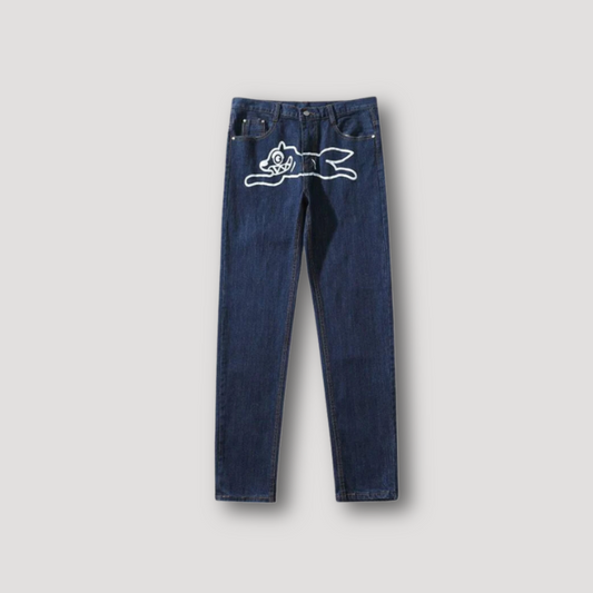 Flying Dog Blue Denim Jeans for Men