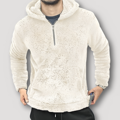 Fleece Quarter Zip Sweatshirt Pullover Hoodie in Australia