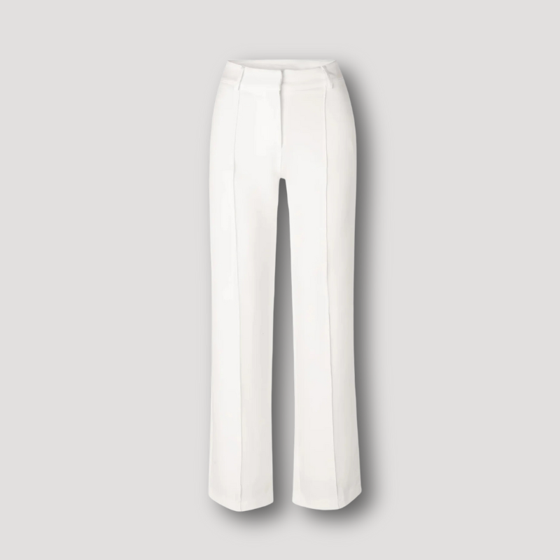 Solid Color Wide Led High Waisted Pleated Pants for Women