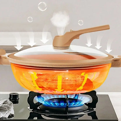Non-Stick Wok Pan | Durable Carbon Steel | 30cm | Ergonomic Handle