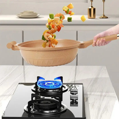 Non-Stick Wok Pan | Durable Carbon Steel | 30cm | Ergonomic Handle