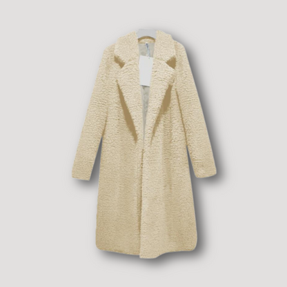 Women's Long Teddy Bear Coat