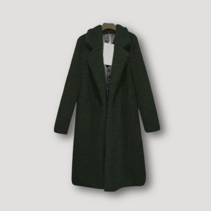 Women's Long Teddy Bear Coat