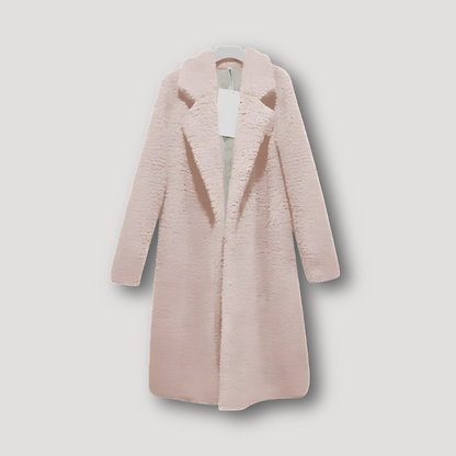 Women's Long Teddy Bear Coat