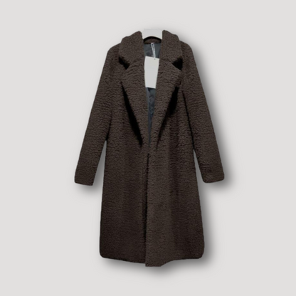 Women's Long Teddy Bear Coat