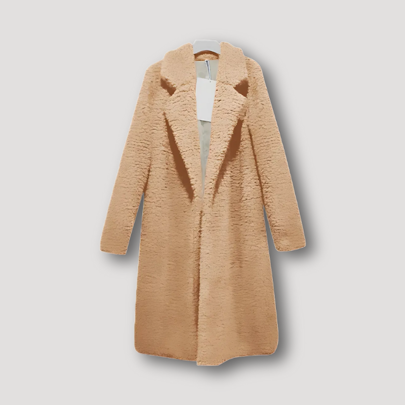 Women's Long Teddy Bear Coat