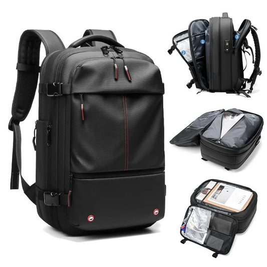 Air Travel Bag - Travel Backpack - Lightweight Nylon - Compact - Men's & Women's Carry-On