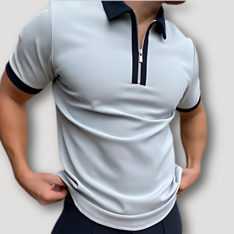 Slim Fit Quarter Zip Summer Shirts for Men