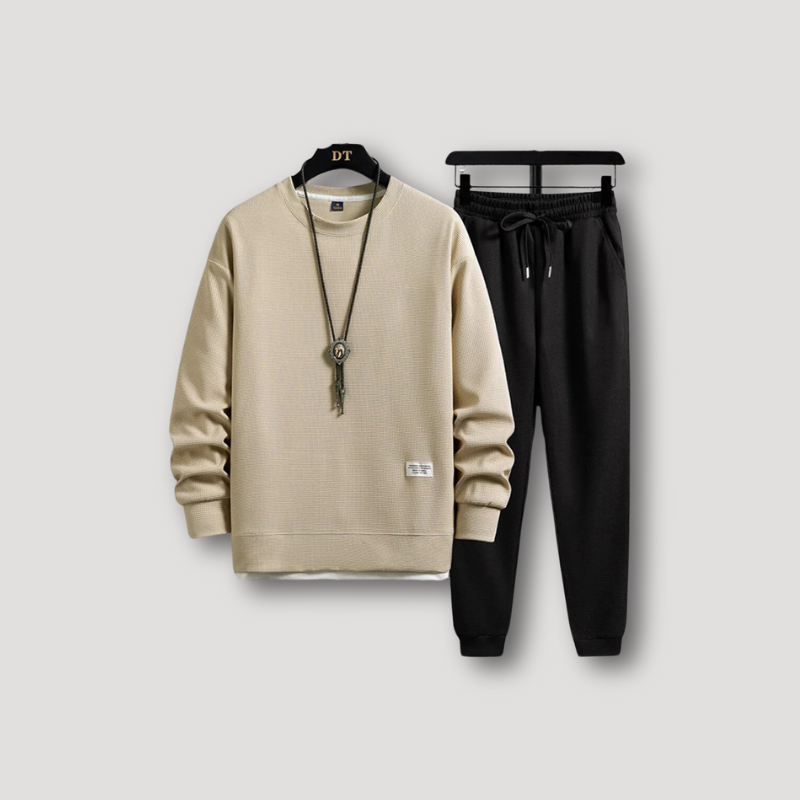 Sweatshirt and Sweatpants Tracksuit Set for Mens