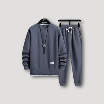 Sweatshirt and Sweatpants Tracksuit Set for Mens