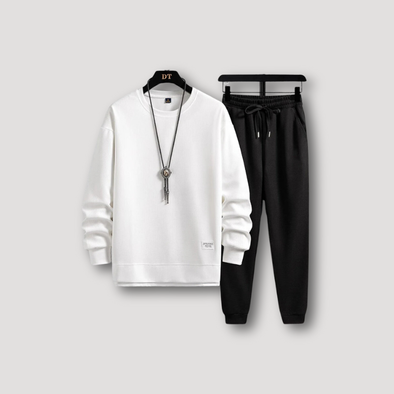 Sweatshirt and Sweatpants Tracksuit Set for Mens