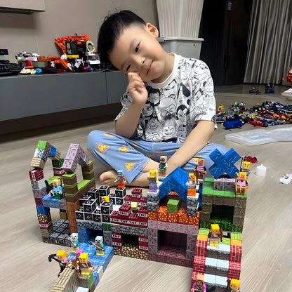 Minecraft Magnetic Building Blocks – 100 pcs – Magnetic blocks – Children's toys 3+