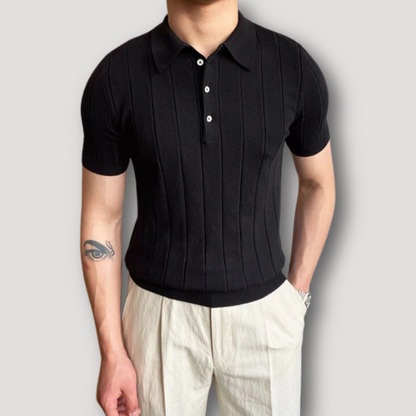 Business Casual Striped Polo Shirts on Men