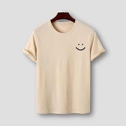 Smiley Face Summer T Shirt Graphic Tees Men