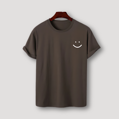 Smiley Face Summer T Shirt Graphic Tees Men