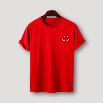 Smiley Face Summer T Shirt Graphic Tees Men