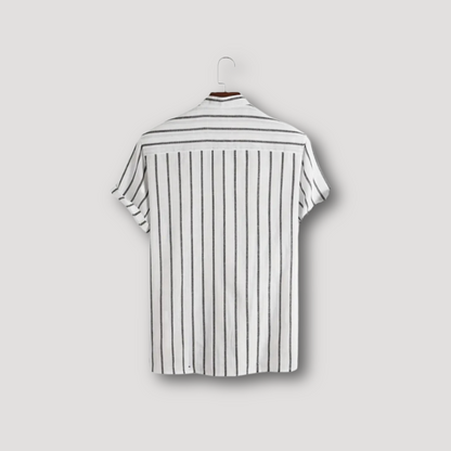 Bari Sailor Short Sleeve Striped Shirt Men