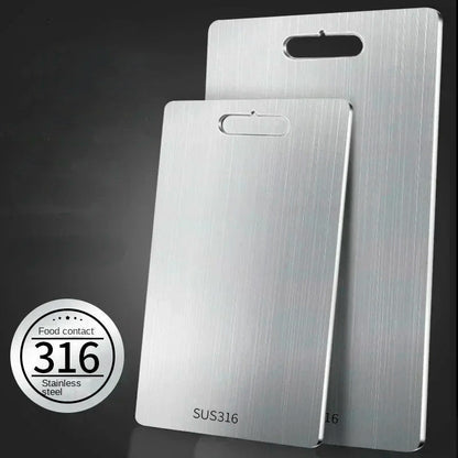 Titanix - Anti-Mould Cutting Board – 316 Stainless Steel - Double-Sided