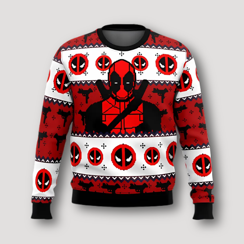 Marvel Character Logo's Funny Christmas Sweater Australia