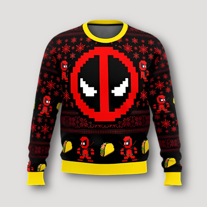 Marvel Character Logo's Funny Christmas Sweater Australia