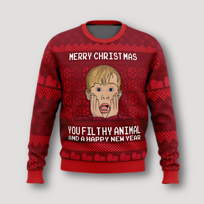 Nordic Pattern Funny Meme Ugly Christmas Sweater