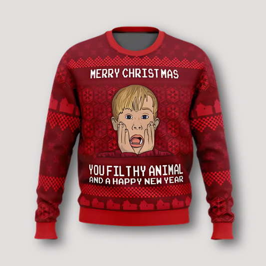 Nordic Pattern Funny Meme Ugly Christmas Sweater