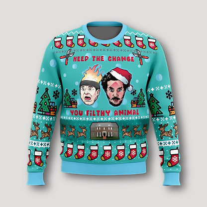 Nordic Pattern Funny Meme Ugly Christmas Sweater