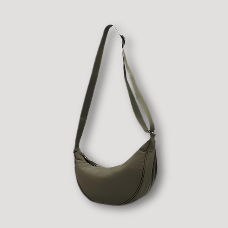 Waterproof Canvas Crescent Dumpling Cross Body Bags