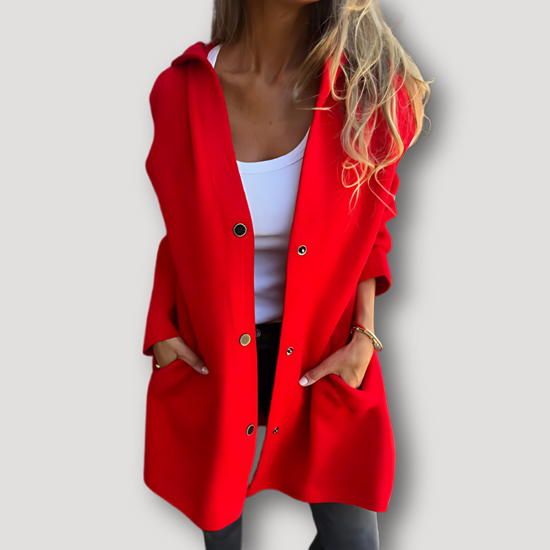 Casual Knitted Wool Coat Solid Long Cardigan for Women