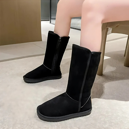 Faux Fur Lining Winter Boots Women Australia Side Zip Closure